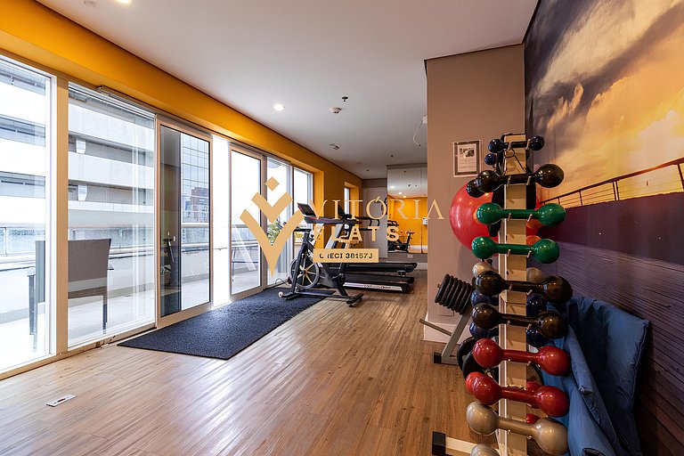 Flat Near Ibirapuera Park with Parking Space