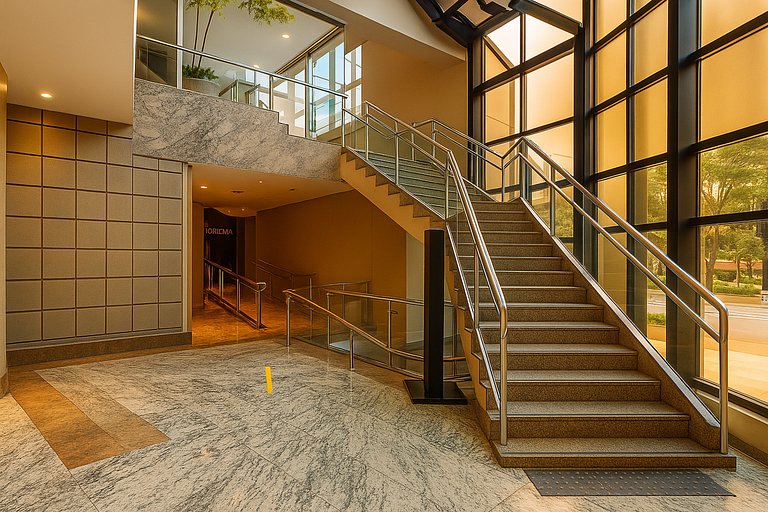 Flat Equipado - Ao Lado do Shopping Ibirapuera e Parque Ibir