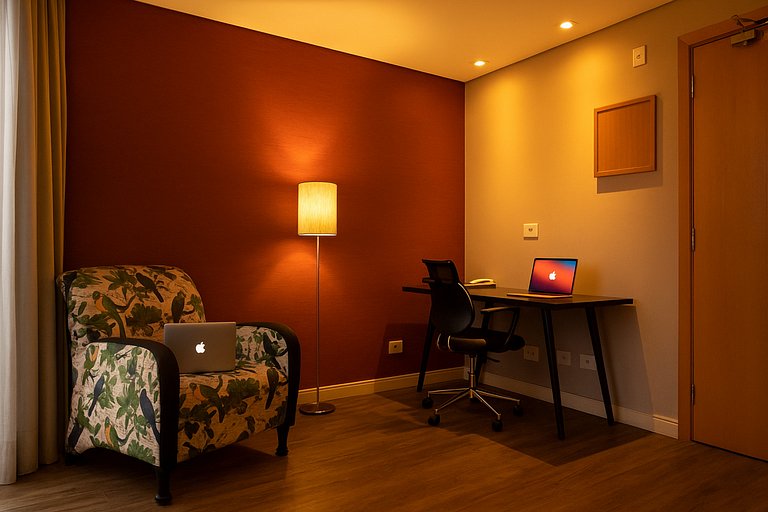 Flat Near Ibirapuera Park with Parking Space