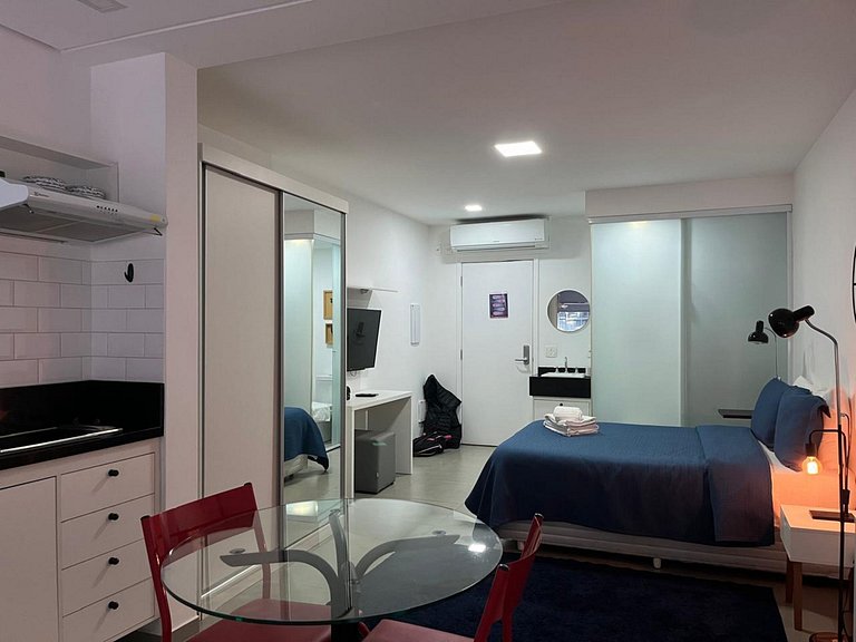Studio Completo na Vila Olímpia - Faria Lima