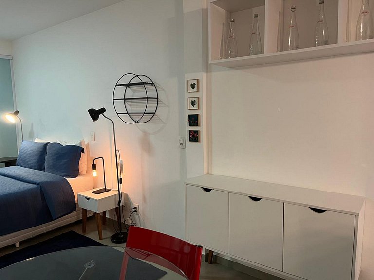 Studio Completo na Vila Olímpia - Faria Lima