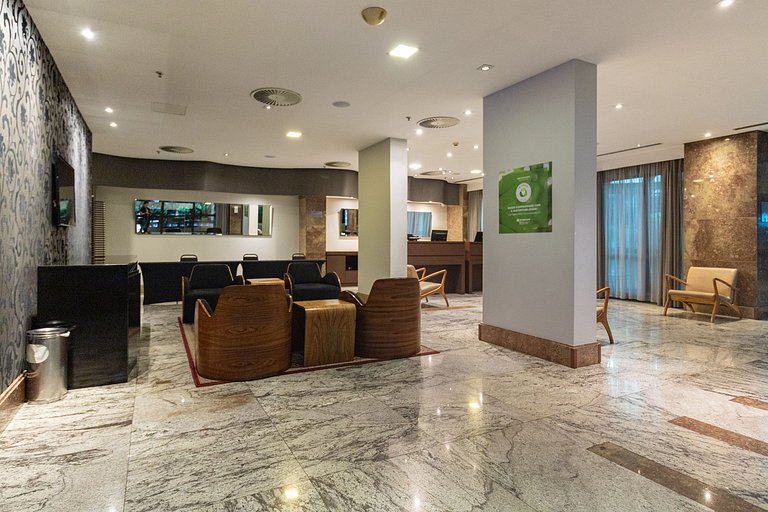 Flat Equipado - Ao Lado do Shopping Ibirapuera e Parque Ibir