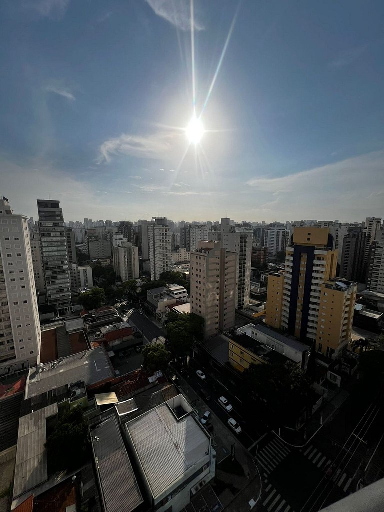 Flat em Moema com Cozinha - Próximo ao Parque e Aeroporto