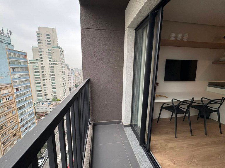 Studio Aconchegante e Moderno no Centro de SP