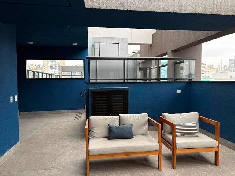 Studio Aconchegante e Moderno no Centro de SP