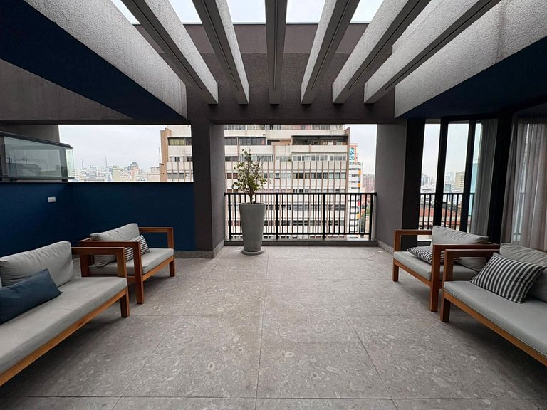 Studio Aconchegante e Moderno no Centro de SP