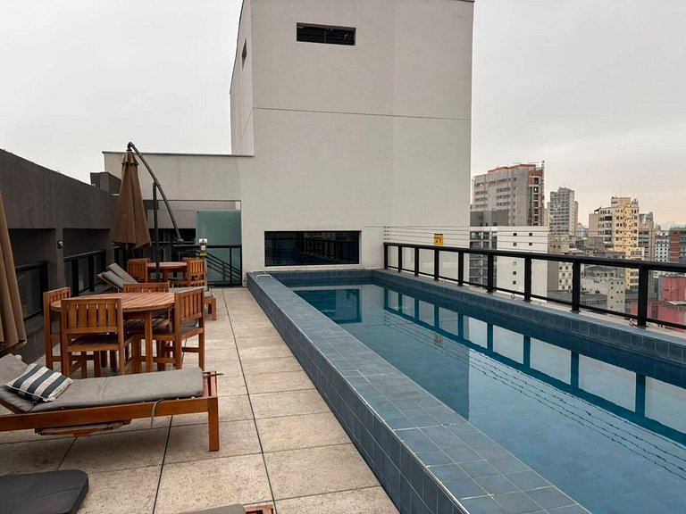 Studio Aconchegante e Moderno no Centro de SP