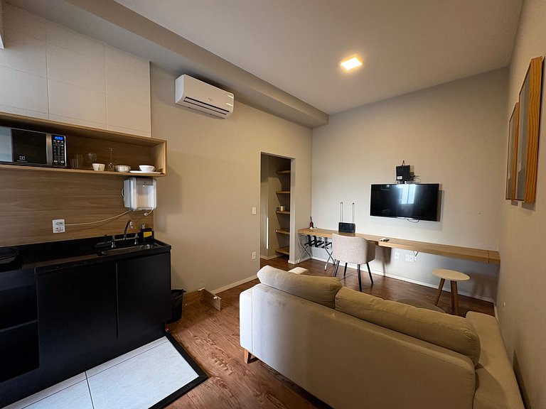 Studio com Piscina em Santa Cecília