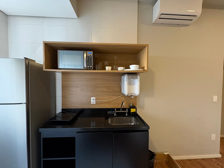 Studio com Piscina em Santa Cecília