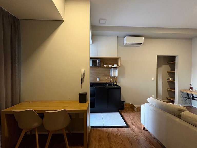 Studio com Piscina em Santa Cecília