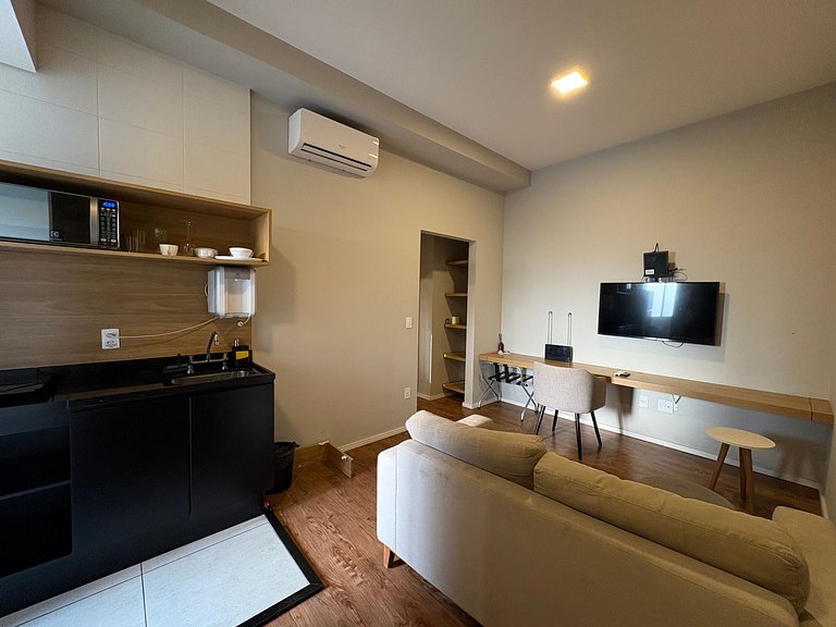 Studio com Piscina em Santa Cecília